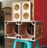 1 SET BOX SPEAKER MINIATUR PLANAR BREWOG 8 INCH DAN OINE ARRAY 4 INCH DOUBLE