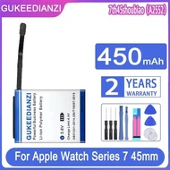 Watch Battery Long-Lasting Performance For Apple Watch For iWatch Series 7 S7 45mm A2552 450mAh