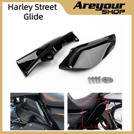Mid-Frame Air Heat Deflector Trim Shield For Harley Touring Street Glide Road Glide FLTR Electra Gli