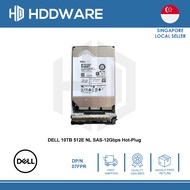 DELL 10TB 512E NL SAS-12Gbps Hot-Plug // 007FPR // 07FPR // HUH721010AL5200