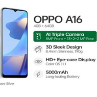 OPPO A16 ram 4/64