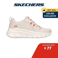Skechers Online Exclusive Women BOBS Sport B Flex Hi Parallel Force Shoes - 117382-NAT Memory Foam Machine Washable SK72