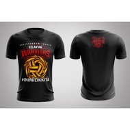 Jersi Sepak Takraw League STL Kelantan Warriors Hitam