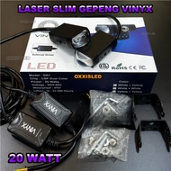ORIGINAL VINYX SLIM GR1 D2 MINI SLIM DRIVER EXTERNAL SPOTLIGHT LED LASER GUN 20 WATTT 2 COLOR LAMP..