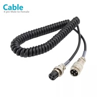 4Pin CB Hand Microphone Male Female Extension Cable Radio Microphone for Cobra CB CB-15 CB-12 CB-507