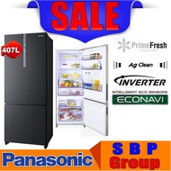 Panasonic 407 Litres ECONAVI Inverter 2-Door Bottom Freezer Refrigerator PSN-NRBX418GKMY FRIDGE PETI SEJUK