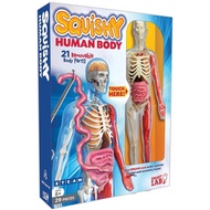SmartLab Toys Squishy Human Body with 21 Removable Body Parts with Anatomy Book (Damaged packaging)