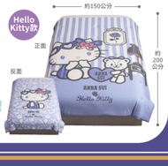 全新🔥 台灣限定ANNA SUI × Sanrio hello kitty 雙面針織四季被150x200cm加長尺寸  blanket