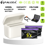 PALO Insta360 X5 Battery Charger +2850mAh 3.89V (68*40*15)MM Battery For Insta360 X5 Accessories