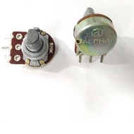 Metal Shaft B20K Mono Click Rotary Potentiometer