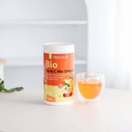 (500กรัม ถังใหญ่) วิตามินซีสด Deproud Bio Multi C Mix ORANGE สีส้ม รสส้ม ถังใหญ่สุดคุ้ม 500 กรัม