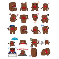 Domo Kun and Badtz maru Stickers