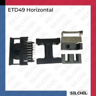 etd 49 ferite core ferit vertical 11pin horizontal 10 pin + clip etd49