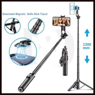 C20 Magnetic Selfie Stick Tripod with Bluetooth remote For Cellphone For iPhone 16 15 14 13 12 Pro M