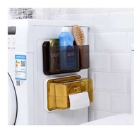 雪櫃側置物架-2個裝($128)冰箱側邊保鮮紙架創意免打孔紙巾收納磁鐵塑料纸巾盒