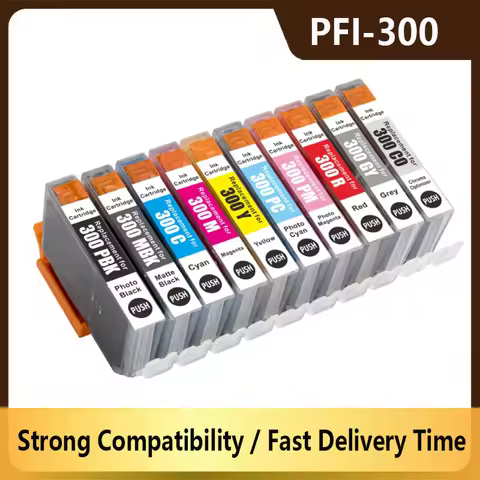PFI 300 PFI300 PFI-300 Compatible Ink Cartridge For Canon ImagePROGRAF PRO-300 PRO 300 Printer