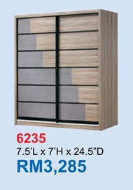 (7.5X6.5) and 7.5x7 x 7.5x8 & 7.5x9ft SLIDING DOOR WARDROBE( AntyJump Door)
