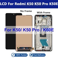 Yy 6.67 inch ban đầu OLED cho Xiaomi Redmi K50 K50 Pro 22041211ac Màn hình Màn hình LCD với cảm ứng
