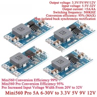 2–5pcs Mini560 Pro 5A DC-DC Mini 560 PRO Step-Down Buck Voltage Regulator Power Supply Module, 6–30V