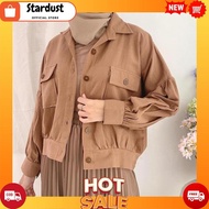 BUSAN DEO PREMIUM CROP LINEN JACKET WAREHOUSE SALE [G1][B1]