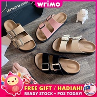 READY STOCK💝 WRIMO Chliduo Sandal Women Flat Casual Sandals Slippers Woman Shoe Shoes Kasut Ringkas 