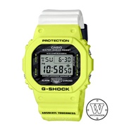 Casio G-Shock DW-5600TGA-9 Yellow White Digital unisex Resin Band watch dw-5600 dw5600 dw-5600tga-9d