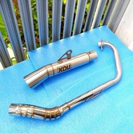 Exhaust kou Mahachai super open YZF R15 / MT15 / Y15ZR / LC135 / RS150R / GSX 150 / CBR 150 Full Sys