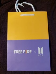 BTS X Free Fire聯名合作紙袋已絕版（請看商品描述）