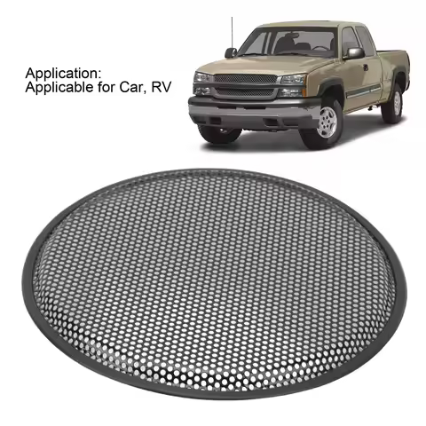 Subwoofer Speaker Cover 12 Inch Speaker Grill Iron Subwoofer Speaker Cover Audio Mesh Protector Guar
