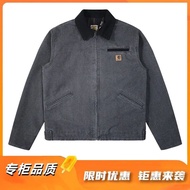 XOYB Car J97Detroit Men and Women Turn-down Collar Washed Canvas Jacket American Workwear Couple Vin