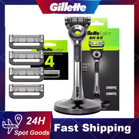 Gillette Labs Razor Aurora Series Flexdisc 5-Layer Induction Blade Beard Shaving Razor for Men with 