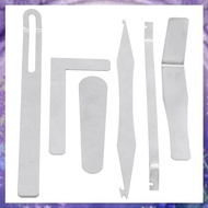 (MJXF) 6Pcs Saxophone Repair Tools Stainless Steel Woodwind Sax Flute Piccolo Clarinet Musical Instr