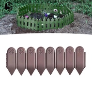 [Serenable] Decorative Garden Fence with Stake, Detachable, Waterproof, Lightweight, with Border for