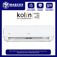 Kolin 3HP Primus Gold Full DC Inverter with Wifi Split Type Aircon KSG-IWF-30WFY8K1M32