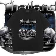 Thai Pattern T-Shirt Elephant Fashion Element