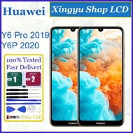 Original For Huawei Y6 Pro 2019 Y6P 2020 LCD Display Touch Screen Replacement