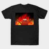 Elmos Fire T - Shirt Elmo T Shirt Men Tshirt Funny Fire Meme Manga Joke Memes Sesame Stree