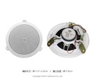 CSL-6112 SHOW 6.5吋 3W/6W/12W 防火吸頂喇叭/內建功率可調變壓器/金屬材質防火