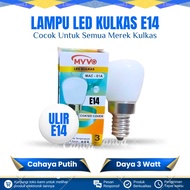 CAHAYA 3 WATT LED FRIDGE LAMP E14 FITTING WHITE COLOR E14 FRIDGE BULB WHITE LIGHT DOP LAMP LED Bulb