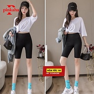 Quần Legging Lửng Siêu Co Giãn Thoáng Mát Nâng Mông Siêu Hót Siêu Đẹp Ngố Nữ Cạp Cao Vải Cotton Cao 
