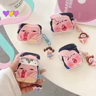 Funny Girl Cute Airpods Case Airpods Pro 2 Case Airpods Gen3 Case Silicone Airpods Gen2 Case Airpods