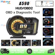 A590 ULTRA OTP METER OBD2  Racing Gauge SPEED  GPS Smart Digital Meter BEST VIVA MYVI OLD