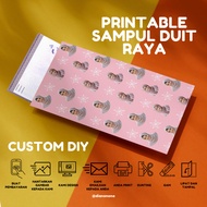 PDF/ PNG DIGITAL FILE | CUSTOM PRINTABLE SAMPUL DUIT RAYA DIY | Envelope Angpow | Template