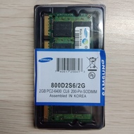 Ram SAMSUNG SODIMM DDR2 2GB PC 6400