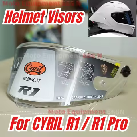Original Replacement Visor for Cyril R1 Pro Motorcycle Helmet,UV‑Protection Anti‑Glare Shield Helmet