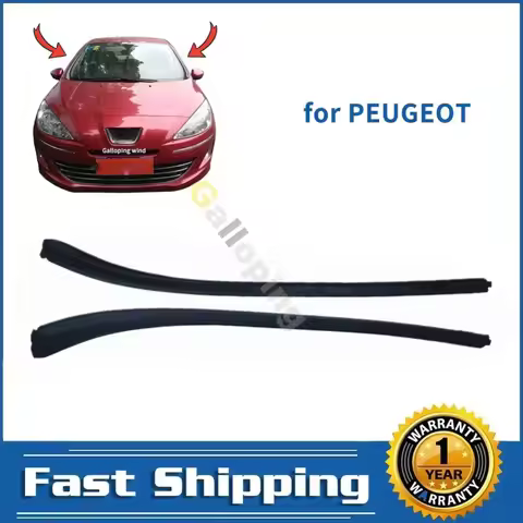 For Peugeot 308 408 1 Pair Left and Right Windshield Side Pillar Molding Cover Winscreen Window Trim