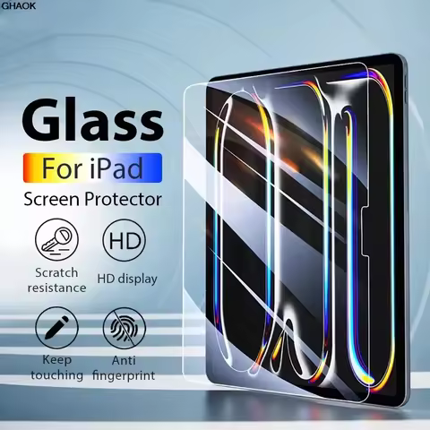 9H Tempered Glass Protector for Ipad Air7 11/13" M3 2025 Pro 13 11 M4 12.9 10 9 A16 10th 9th Air 11 