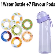 Flavored Water Bottle 7Pcs Flavour Pods Air Scent Fruit Flavour 0 Sugar Up Plastic Drink Bottle 650M