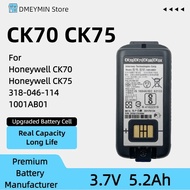 DMEYMIN Replacement Battery 318-046-114 1001AB01 For Honeywell CK70 CK75 PDA Data Collector Lithium 