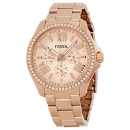 Fossil Women Cecile Rose Gold Dial Stainless Steel Watch AM4483 Jam Tangan Wanita Perempuan Men Bag 